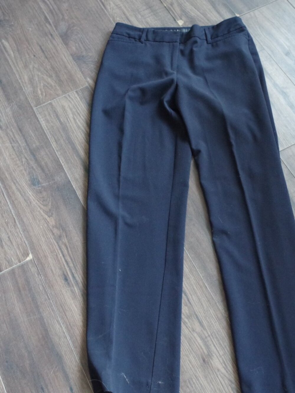 Ladies Navy Blue Trousers BY Apostrophe